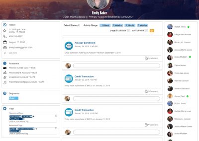 Social Media Style Dashboard